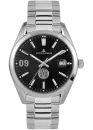 Jacques Lemans BVB-01 Uhr Herren Edelstahl silber Quarz